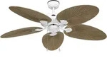 Deckenventilator Classic Outdoor Wei&szlig; / Palme