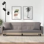 Schlafsofa Mit Kissen Taupe Stoff Vidaxl