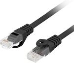 Lanberg - Kat. 6 Utp-ethernet-netzwerkkabel 2 M Schwarz Pcu6-10cu-0200-bk