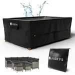 Juskys Gartenm&ouml;belabdeckung Safe Pro 220 X 140 X 75 Cm &ndash; Winterfest Und