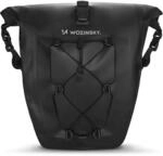 Wozinsky Wasserdichte Fahrradtasche Kofferraumtasche Gep&auml;cktasche 25l Schwarz