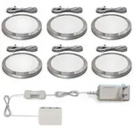 B.k.licht - Unterbauleuchte - 1,8w, 170lm, 6er Set, Led, Schalter, Stecker,