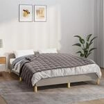 Gewichtsdecke Grau 137x200 Cm 10 Kg Stoff Vidaxl