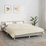Gewichtsdecke Hellcreme 200x220 Cm 9 Kg Stoff Vidaxl