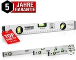Walter Werkzeuge - Walter Wasserwaagen Set Mit 3 Libellen L&auml;ngen 40, 60, 100 Cm +
