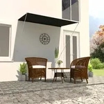 Einziehbare Markise 200&times;150 Cm Anthrazit Vidaxl 602732