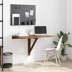 Wand-klapptisch Braun Eichen-optik 100x60x56 Cm Holzwerkstoff - Vidaxl