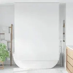 Duschrollo 160 X 240 Cm Wei&szlig; Vidaxl