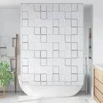 Teenpull &ndash; Duschrollo 140x240 Cm Quadratmuster