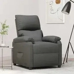 Relaxsessel Dunkelgrau Stoff Vidaxl
