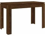 Esstisch Braun Eichen-optik 120x60x76 Cm Holzwerkstoff Vidaxl
