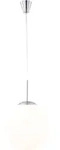 H&auml;ngeleuchte - Balla - Nikkel - Glas - &Oslash; 30cm - E27 - - Globo