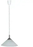 Eglo - Brilliant Lampe Ariana Pendelleuchte 40cm Rollizug Eisen/wei&szlig;-alabaster 1x