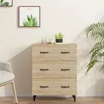 Sideboard Sonoma-eiche 69,5x34x90 Cm Holzwerkstoff Vidaxl