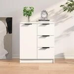 Sideboard Wei&szlig; 60x30x70 Cm Holzwerkstoff - Vidaxl