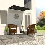 Vidaxl Retractable Awning 150x150 Cm Anthracite