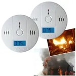2er-pack Co-gasmelder, Co-melder, Kohlenmonoxidmelder Mit Lcd-display