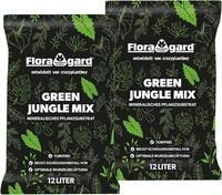 Floragard Green Jungle Mix Mineralisches Pflanzsubstrat 2 X 12l