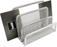 Helit - Briefst&auml;nder The Mail Network 14 X 10,5 X 7,5 Cm (b X H X T) Metall Silber 3