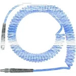 Fp - Riegler Spiralschlauch Pa Blau, Ag 3/8' Verschraubung+knickschutz, 12x8mm, 10m