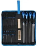 Brilliant Tools - Feilen-satz Mit Feilenb&uuml;rste, 19-tlg