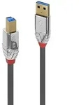 Lindy Usb-kabel Usb 3.2 Gen1 Usb-a Stecker, Usb-b Stecker 2.00 M Grau 36662