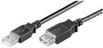 Usb 2.0 Hi-speed Verl&auml;ngerung, A/a, 68905, 5 M, Schwarz - Goobay