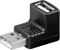 Usb2.0 Adapter, A-stecker/a-buchse, Gewinkelt, 90&deg; Oben