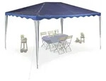 Pavillon, Hxbxt: 2,5 X 3 X 4 M, Pe, Stahl, Wasserdicht, Rei&szlig;fest, Stecksystem,