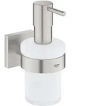 Grohe - Quickfix Start Cube - Seifenspender Mit Halter, Glas/supersteel 41098dc0
