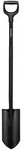 Fiskars - Ergonomic Pro Drainageschaufel, Schwarz - 1066709