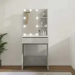 Schminktisch Mit Led Betongrau 60x40x140 Cm - Vidaxl
