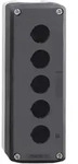 Schneider Electric - Xald05 Leergeh&auml;use 5 Einbaustellen Unbeschriftet Dunkelgrau,