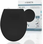 Sch&uuml;tte - Duroplast Wc-sitz, Black, Mit Absenkautomatik Und Schnellverschluss