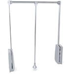 Emuca - Kleiderlift F&uuml;r Garderoben Hang, 830 - 1150, Verchromt, Stahl Und...