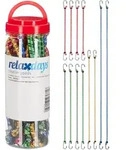 Relaxdays - Spanngummi 12er Set, Gep&auml;ckspanner F&uuml;r Auto Und Fahrrad, Universal