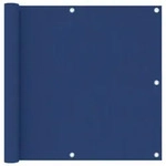 Balkon-sichtschutz Blau 90x400 Cm Oxford-gewebe Vidaxl