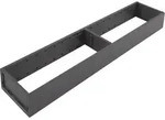 Ambialine Schubkastenrahmen Schmal Mit Trenner 472x100x50mm, Oriongrau - Blum