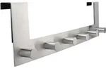 T&uuml;rgarderobe, Edelstahl, 6 Haken
