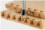 Grat-/zinkenfr&auml;ser Hw S8 D16/13,5/15&deg; &ndash; 490993 - Festool
