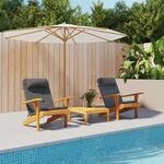 Adirondack-auflagen 2 Stk. Anthrazit Oxford-gewebe Vidaxl