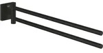 Start Cube - Handtuchhalter Zweiarmig, L&auml;nge 44 Cm, Schwarz Matt 409762430 - Grohe