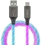 Ansmann - Ladekabel 100 Cm Usb-a Auf Usb Typ C Mit Led-licht