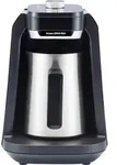 Arzum Espressokanne Mit Milchaufsch&auml;umer Und Wassertank Kaffeemaschine Chrom 