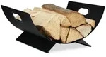 Kaminholzkorb Metall, Modern, Kaminholz Aufbewahrung Innen, Hbt: 18,5 X 40,5 X 33 Cm,
