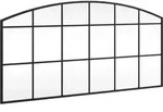 Wandspiegel Schwarz 100x50 Cm Gew&ouml;lbt Eisen - Vidaxl