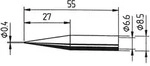 Ersa - 842 Ud Lf L&ouml;tspitze Bleistiftform, Verl&auml;ngert Spitzen-gr&ouml;&szlig;e 0.4 Mm Inhalt