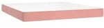 Taschenfederkernmatratze Rosa 180x200x20 Cm Samt Vidaxl