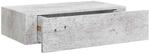 Wandregal Mit Schublade Betongrau 40x23,5x10 Cm Mdf Vidaxl