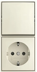 Busch-jaeger Kombination Wippschalter Mit Schuko&reg; Steckdose Safety+ Wippe, Aus- Und
